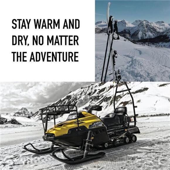 Insulated Ski and Rescue Suit – Cold Weather Snowsuit Coverall One Piece - Picture 5 of 7